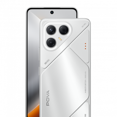 TECNO POVA 7 5G - الفضة السحرية - 256 GB ROM + 16 GB RAM* (Expandable 8 GB + 8 GB)