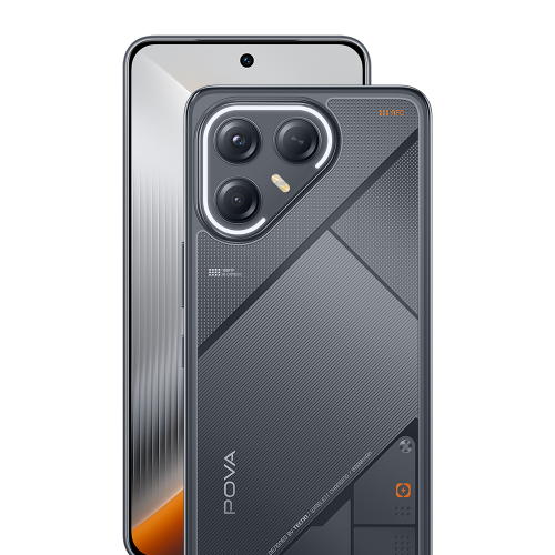 TECNO POVA 7 Ultra 5G - جيك بلاك - 256GB ROM + 24GB RAM* (12GB + 12GB Extended)