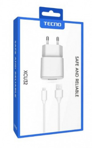 TECNO Charger XCU32 - أبيض