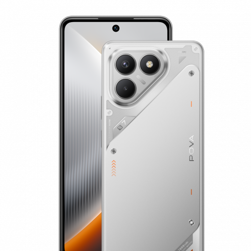 TECNO POVA 7 - magic silver - 256GB ROM + 16GB RAM* (8GB + 8GB Extended)