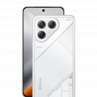 TECNO POVA 7 Ultra 5G - Geek White - 256GB ROM + 24GB RAM* (12GB + 12GB Extended)