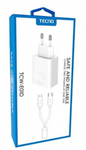 TECNO TCW-E01d Charger - أبيض